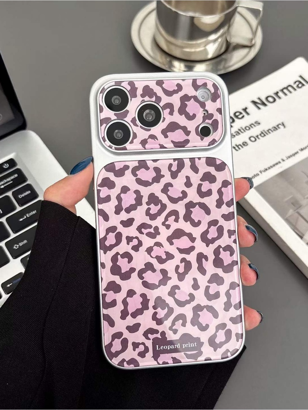 Pink Leopard Print Phone Case for iPhone - Fashionable Protection